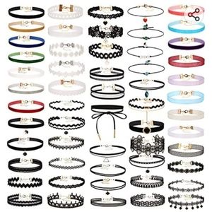 Awesome Boho Chic Choker Necklaces 56 Pcs. NWT